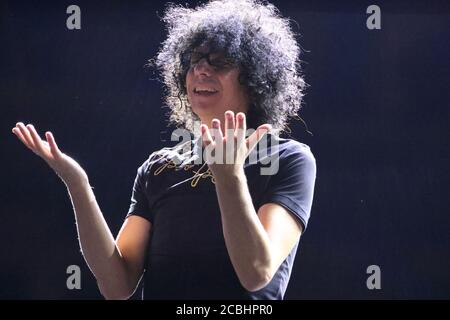 Neapel, Italien. August 2020. Giovanni Allevi im Konzert in Neapel für die Rezension mit dem Titel "Restate a Napoli. Il Teatro del Plebiscito“. (Foto: Salvatore Esposito/Pacific Press) Quelle: Pacific Press Media Production Corp./Alamy Live News Stockfoto