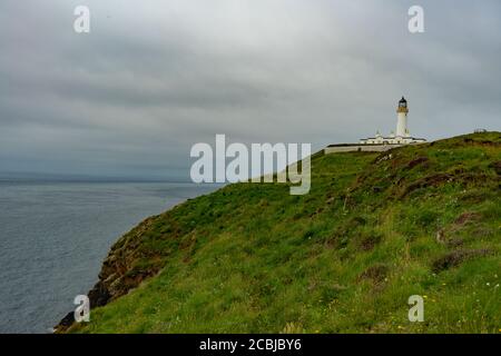 Leuchtturm an der Mull of Galloway, Dumfries & Galloway, Schottland Stockfoto
