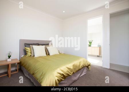 Schlafzimmer-Design in einem modernen Luxus-Haus Stockfoto