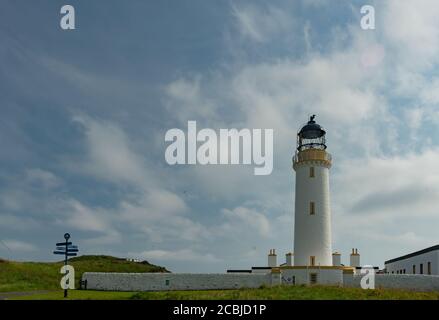Leuchtturm an der Mull of Galloway, Dumfries & Galloway, Schottland Stockfoto