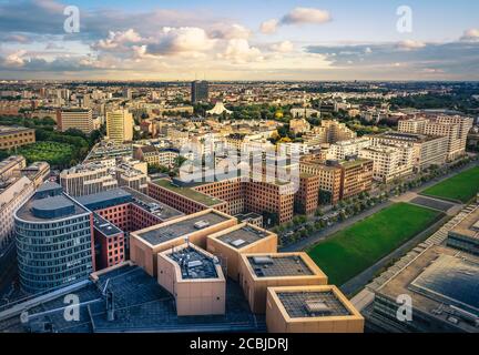 Stadt Berlin in Deutschland - Potsdamer Platz. Stockfoto