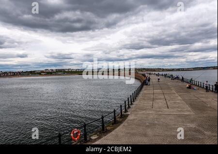 Roker Pier, Roker, Sunderland, Tyne and Wear, Großbritannien Stockfoto