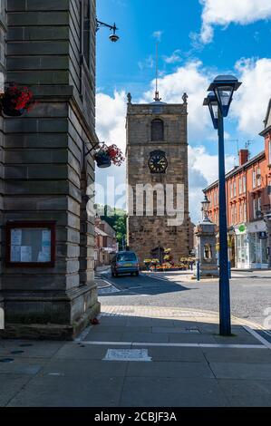 Morpeth Clock Tower, Morpeth, Northumberland, Großbritannien Stockfoto