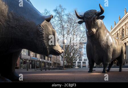Frankfurt am Main - Börse Stockfoto