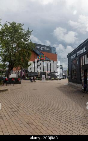Telliskivi ist ein ehemaliger Industriekomplex und heute das kreative Zentrum Tallinns. Tallinn, Estland Stockfoto