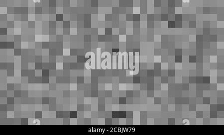 Pixel zensiert. Konzept der schwarzen Zensurstange. Zensurrechteck. Abstrakter geometrischer Hintergrund mit schwarzen und weißen Pixeln Stockfoto