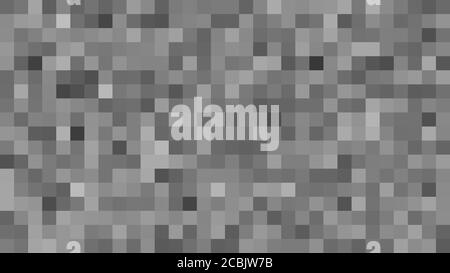 Pixel zensiert. Konzept der schwarzen Zensurstange. Zensurrechteck. Abstrakter geometrischer Hintergrund mit schwarzen und weißen Pixeln Stockfoto