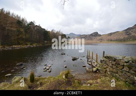 Blea Tarn im Lake District Stockfoto