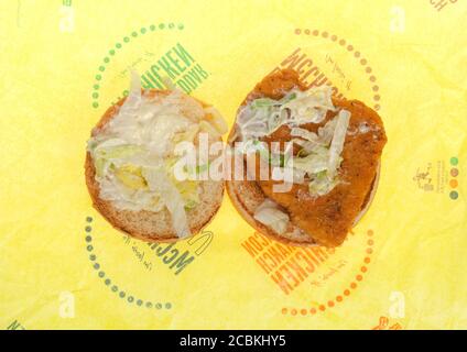 McDonald's McChicken Chicken Sandwich Stockfoto