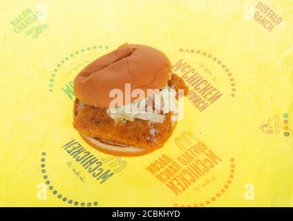 McDonald's McChicken Chicken Sandwich Stockfoto