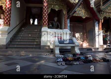 Wat Phra dieses Doi Suthep, Chiang Mai, Thailand Stockfoto