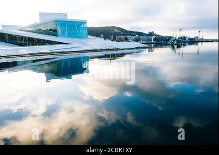 Oper in Oslo, Oslo, Norwegen Stockfoto