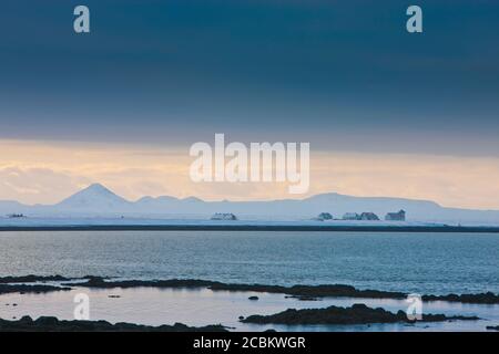 Bessastadir, die Residenz des Präsidenten, Alftanes, Island Stockfoto