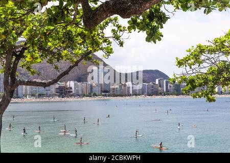 Copacabana, Rio De Janeiro, Brasilien Stockfoto