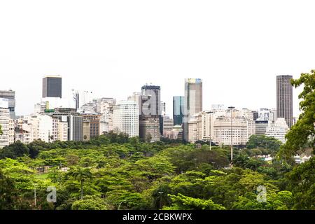 Praca Paris, Rio de Janeiro, Brasilien Stockfoto