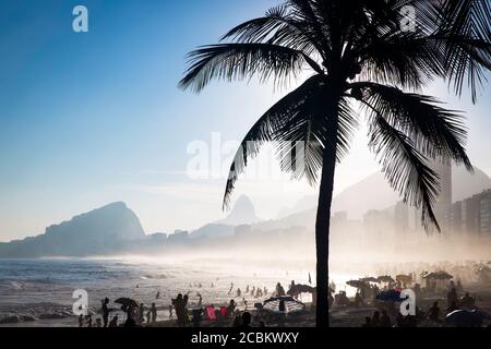 Copacabana, Rio De Janeiro, Brasilien Stockfoto