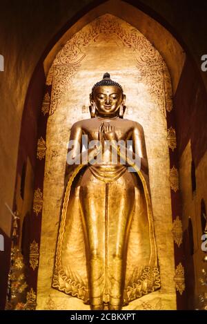 Buddhistische Statue, Bagan, Mandalay Region, Myanmar Stockfoto