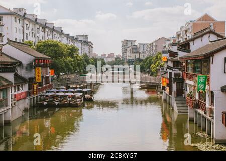 Qiba Altstadt in Minhang District, Shanghai, Shanghai Gemeinde, China Stockfoto