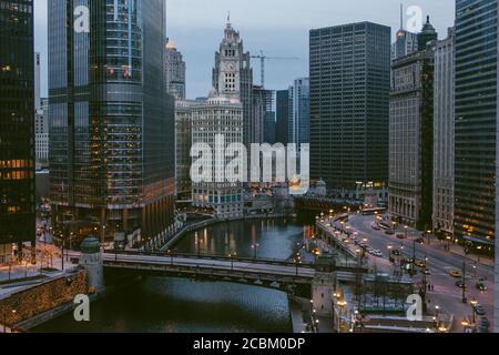 Magnificent Mile auf der Michigan Avenue, Chicago, USA Stockfoto