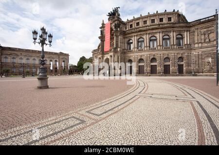 Semperoper, Dresden, Deutschland Stockfoto