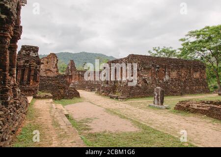 My Son Sanctuary, Provinz Quang Nam, Vietnam Stockfoto