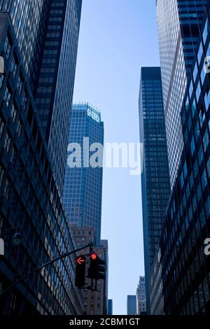 Wolkenkratzer, New York City, New York, USA Stockfoto
