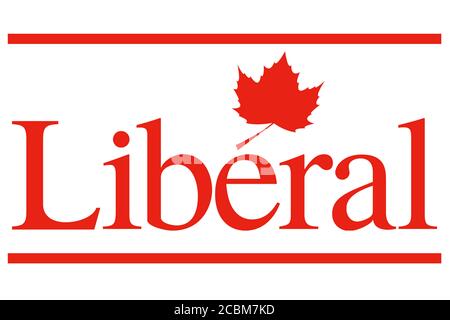 Liberale Partei Kanada Stockfoto