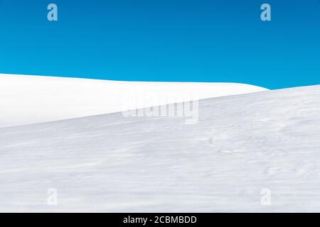 Winterlandschaft im Palouse, WA Stockfoto