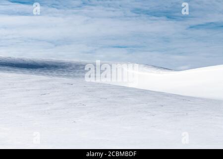 Winterlandschaft im Palouse, WA Stockfoto