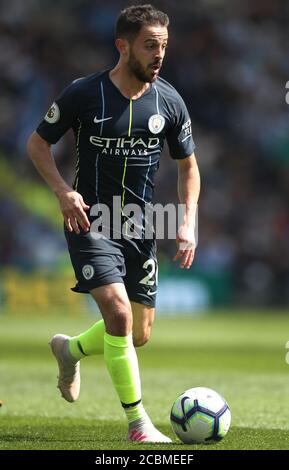 Bernardo Silva von Manchester City während des Premier League-Spiels im AMEX Stadium in Brighton. Stockfoto