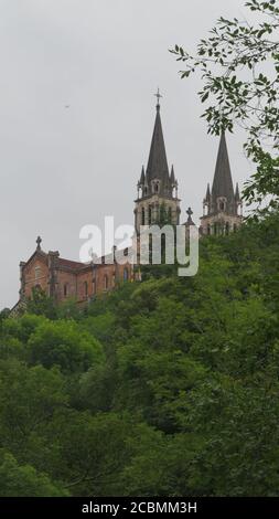 Covadongas Geheimnisse Stockfoto