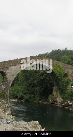 Cangas de Onís Stockfoto