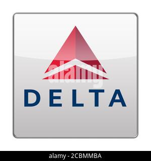 Delta Air Lines-Symbol Stockfoto