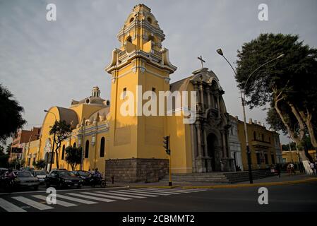 Iglesia Matriz Barranco Stockfoto