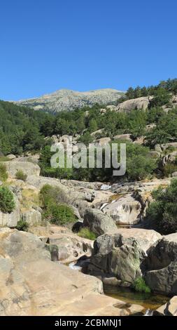 La Pedriza und seine Natur Stockfoto