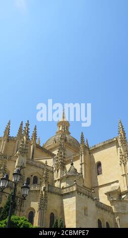 Catedral de Segovia Stockfoto