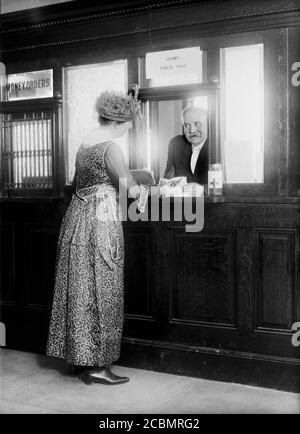 Park View Post Office, Washington, D.C., USA, Harris & Ewing, 1918 Stockfoto