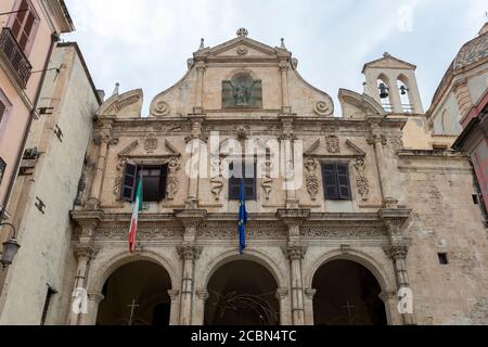 Kirche des Heiligen Michael in Cagliari auf der Insel Sardinien, Italien. Stockfoto