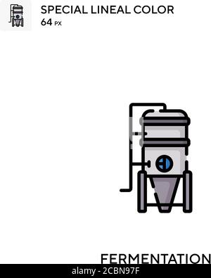 Fermentation spezielles lineales Farbvektor-Symbol. Fermentation Icons für Ihr Geschäftsprojekt Stock Vektor