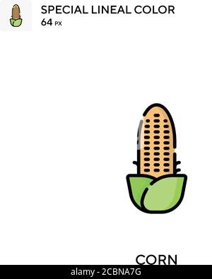 Corn Special Lineal Farbe Vektor-Symbol. Maissymbole für Ihr Geschäftsprojekt Stock Vektor