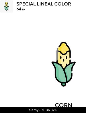 Corn Special Lineal Farbe Vektor-Symbol. Maissymbole für Ihr Geschäftsprojekt Stock Vektor