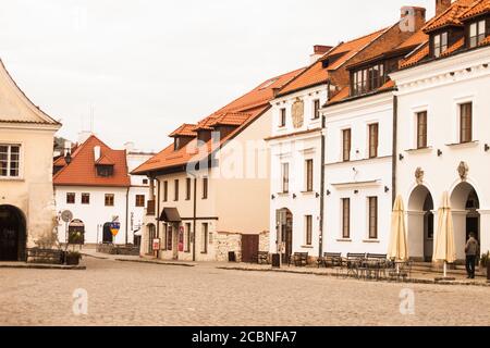 Kazimierz Dolny, Polen, 26. Oktober 2015: Stadtarchitektur Stockfoto