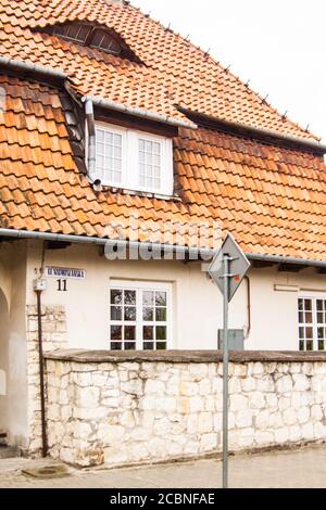 Kazimierz Dolny, Polen, 26. Oktober 2015: Stadtarchitektur Stockfoto