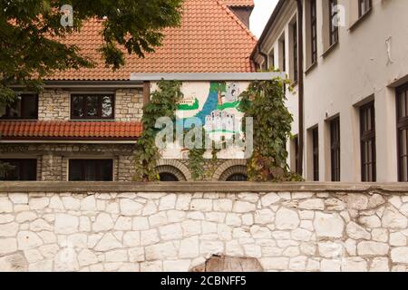 Kazimierz Dolny, Polen, 26. Oktober 2015: Stadtarchitektur Stockfoto