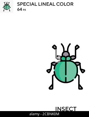 Insect Special Lineal Farbe Vektor-Symbol. Insektensymbole für Ihr Geschäftsprojekt Stock Vektor