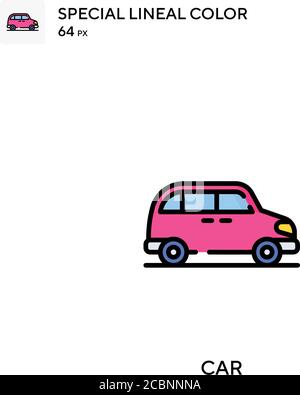 Car Special Lineal Farbe Vektor-Symbol. Auto-Symbole für Ihr Geschäftsprojekt Stock Vektor