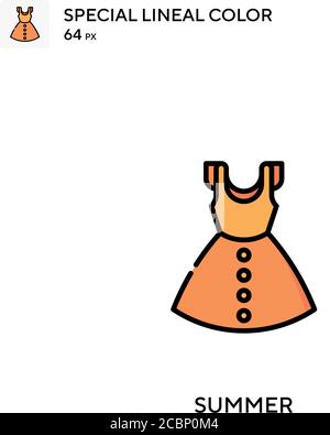 Sommer Special Lineal Farbe Vektor-Symbol. Sommer-Icons für Ihr Business-Projekt Stock Vektor