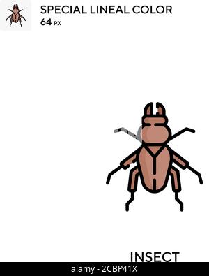 Insect Special Lineal Farbe Vektor-Symbol. Insektensymbole für Ihr Geschäftsprojekt Stock Vektor