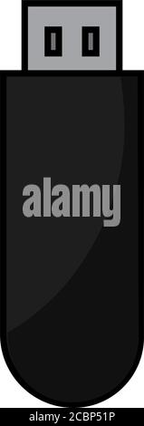 Isoliertes Pendrive-Symbol Stock Vektor