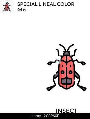 Insect Special Lineal Farbe Vektor-Symbol. Insektensymbole für Ihr Geschäftsprojekt Stock Vektor